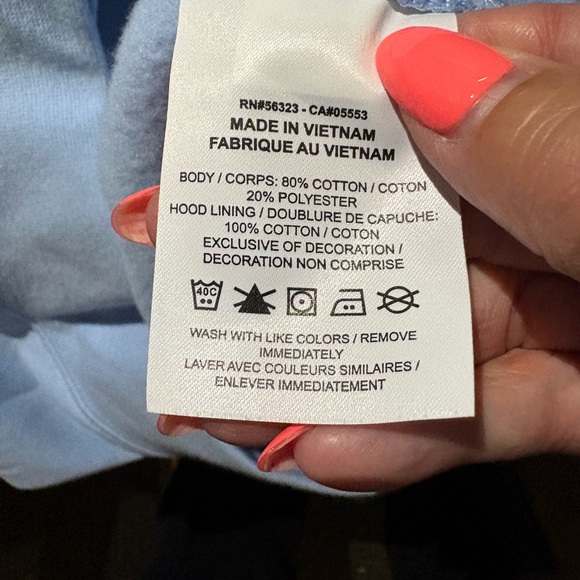 Nike Men's Light Blue Pullover Hoodie - Picture 4 of 4